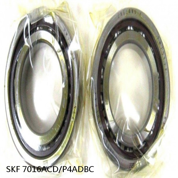 7016ACD/P4ADBC SKF Super Precision,Super Precision Bearings,Super Precision Angular Contact,7000 Series,25 Degree Contact Angle