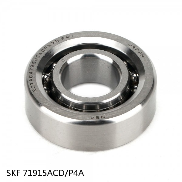 71915ACD/P4A SKF Super Precision,Super Precision Bearings,Super Precision Angular Contact,71900 Series,25 Degree Contact Angle